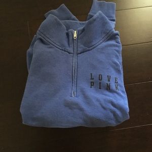Royal blue PINK sweat shirt